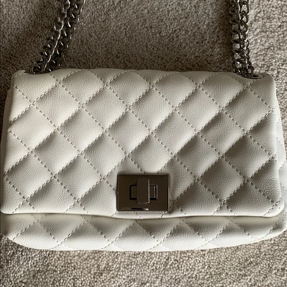 Chanel-look Quilted Bag Cream INC International Concepts - Picture 2 of 11